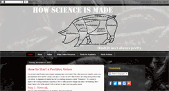Desktop Screenshot of howscienceismade.com
